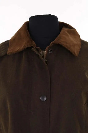 Manteau Barbour Kaki en Daim