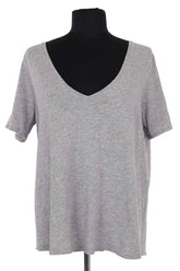 T-shirt Sézane Gris en Coton, taille XXL - Seconde Main