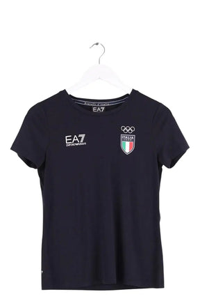 T-shirt Emporio Armani Marine en Synthétique, taille XS - Seconde Main