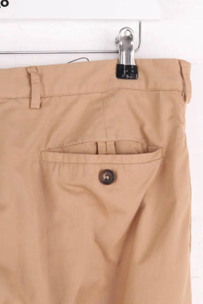 Pantalon droit Prada Beige en Coton