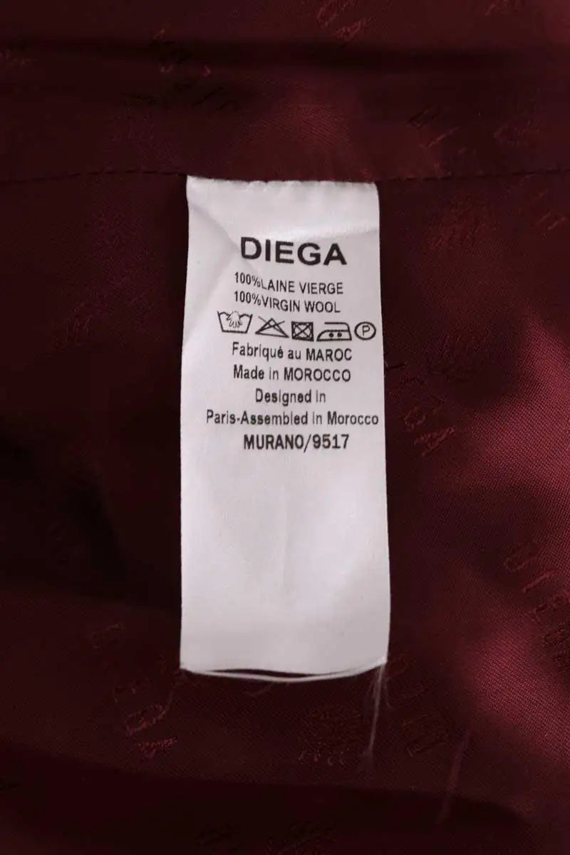 Manteau Diega Marron en Laine
