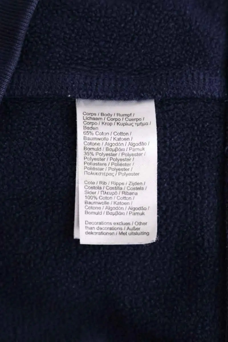 Sweatshirt Lacoste Marine en Coton