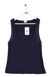 Top sans manche Sézane Marine en Coton, taille XXL - Seconde Main