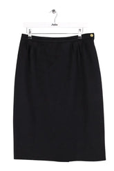 Jupe Balmain Noir en Laine, taille L - Seconde Main