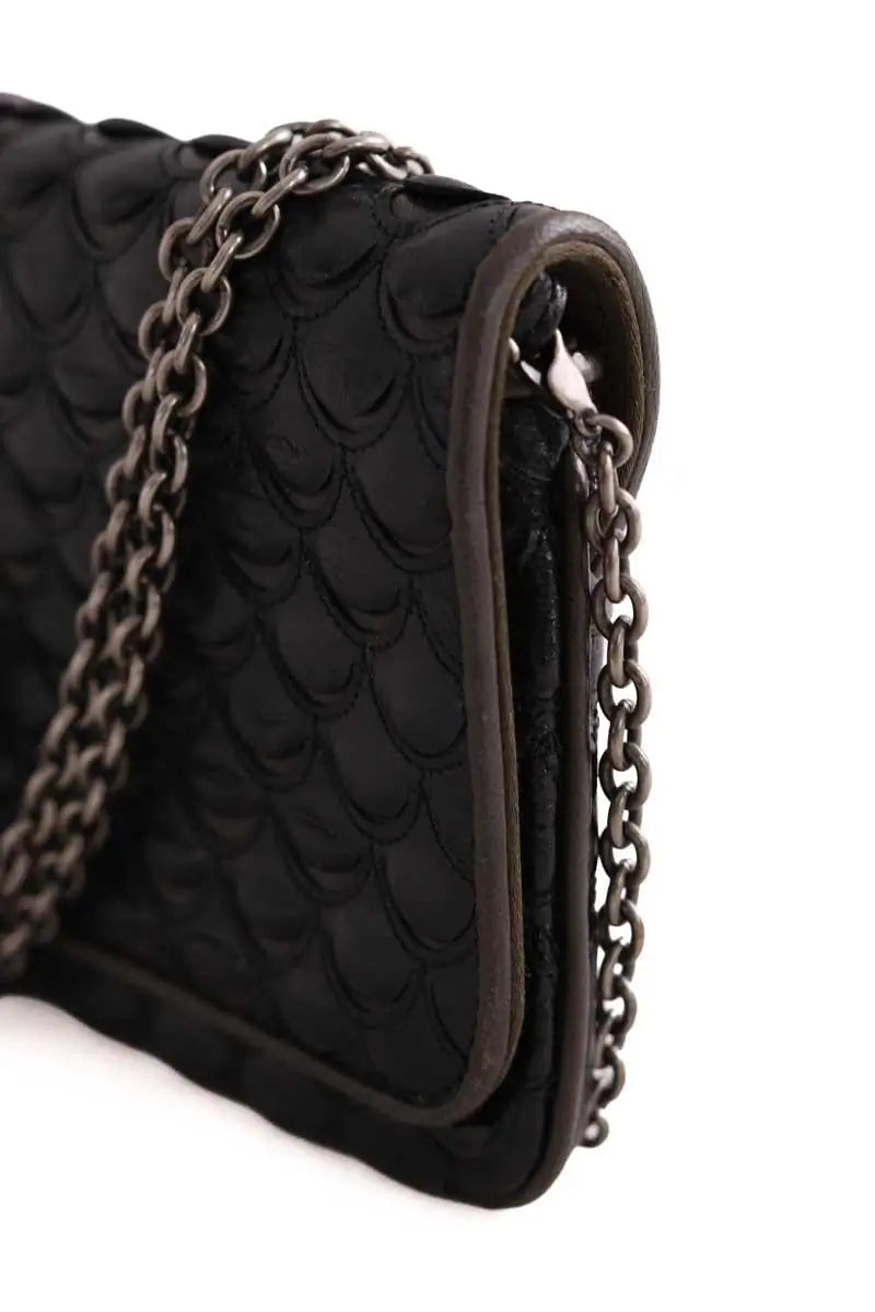 Pochette Dior Noir en Cuir