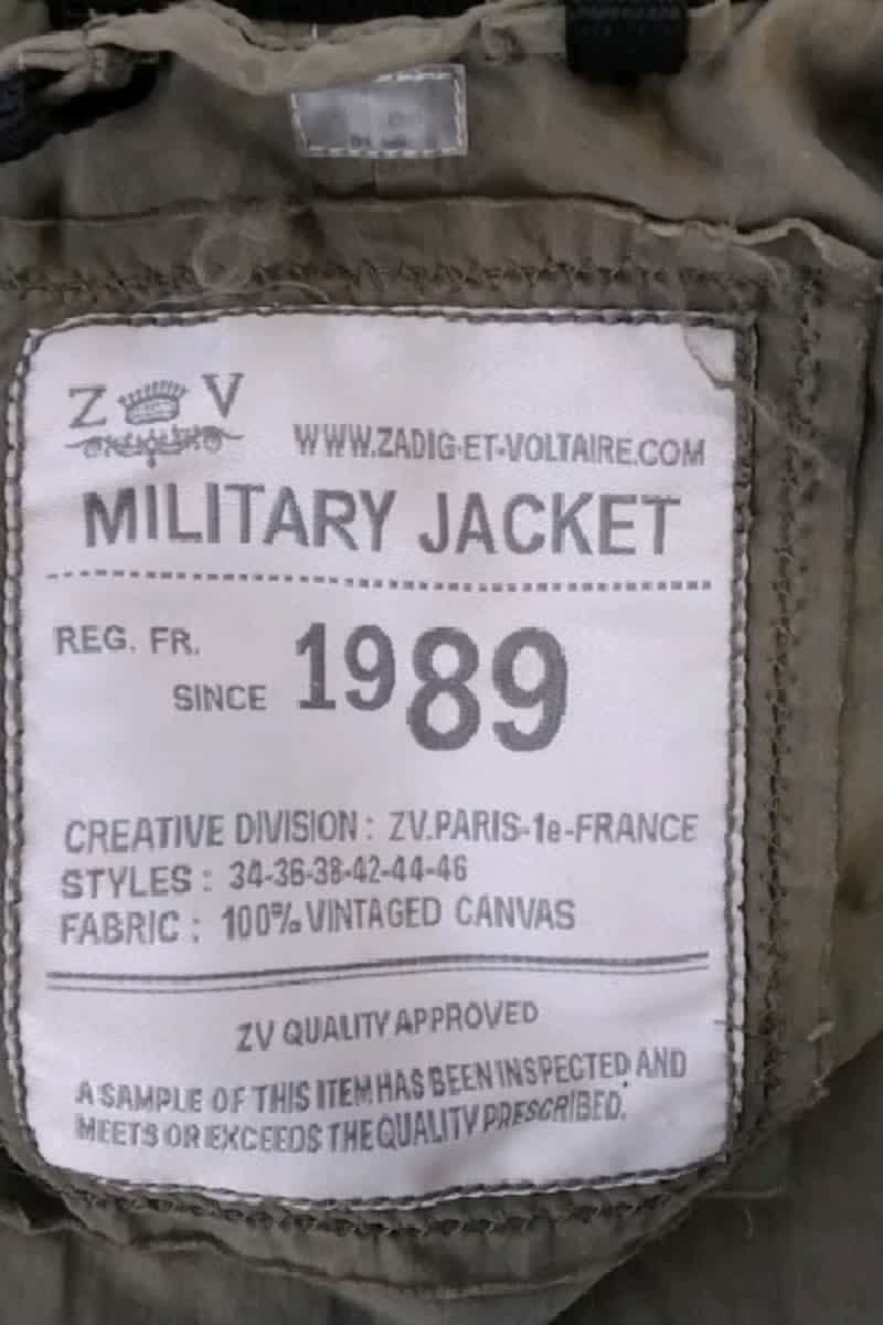 Doudoune Zadig & Voltaire  Kaki