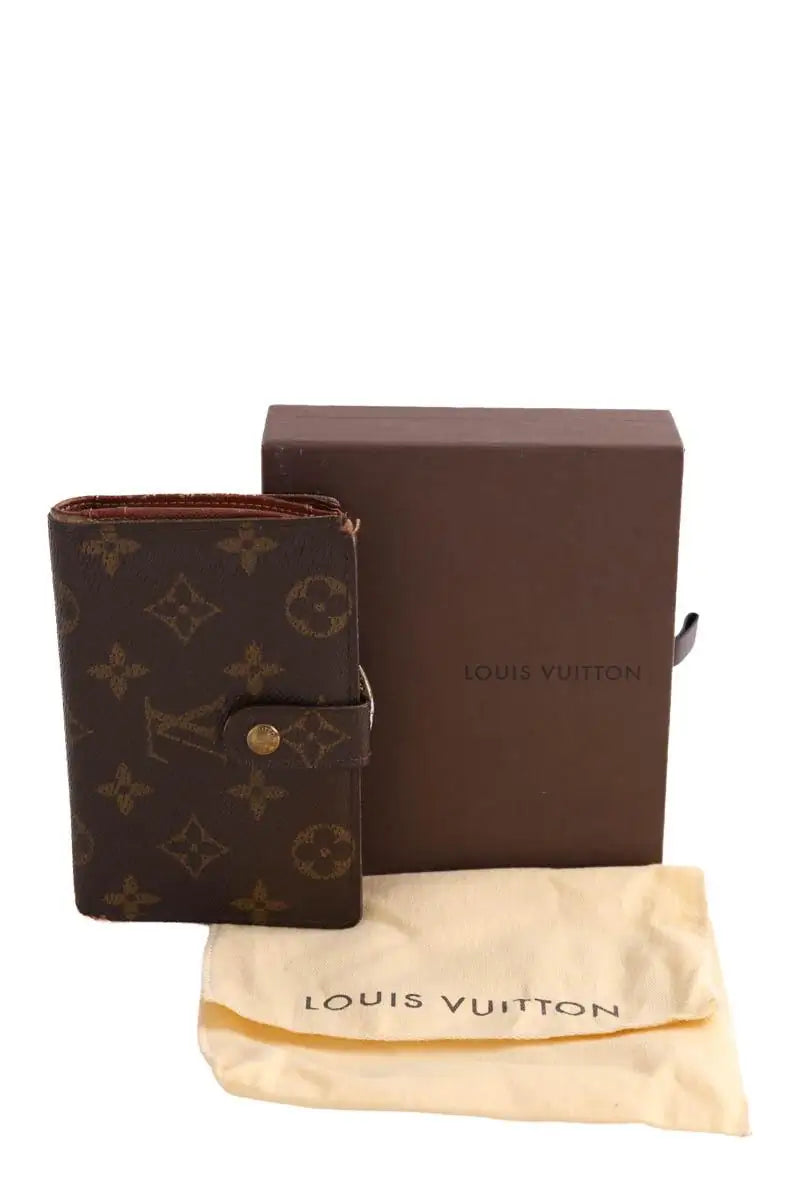 Portefeuille Louis Vuitton Marron en Cuir