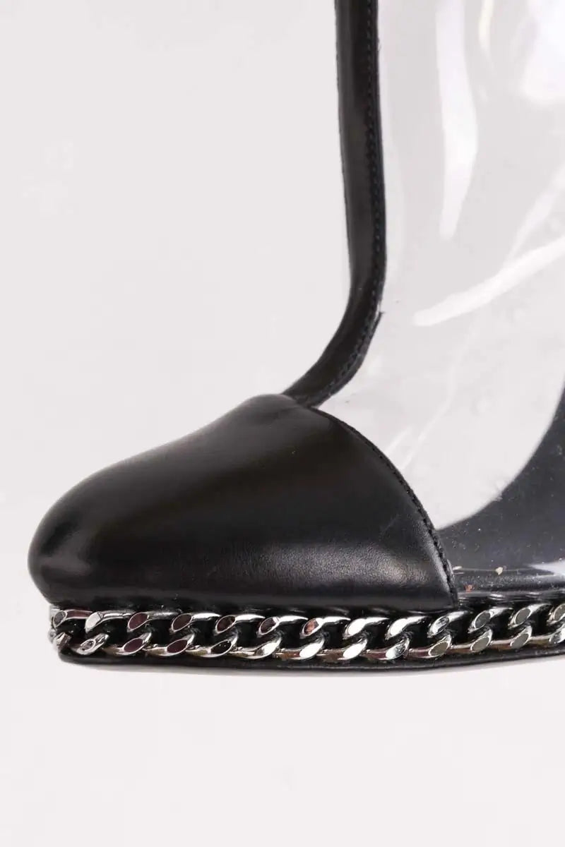 Boots Balmain Noir en Tissu