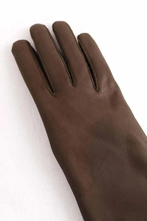 Gants Kenzo Kaki en Cuir
