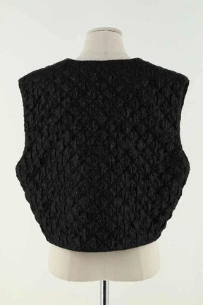 Gilet Chanel Noir en Synthétique