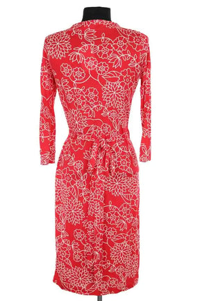 Robe Diane Von Furstenberg Rouge en Soie