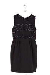 Robe Sandro Noir en Synthétique, taille XS - Seconde Main