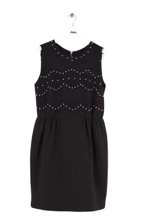 Robe Sandro Noir en Synthétique, taille XS - Seconde Main