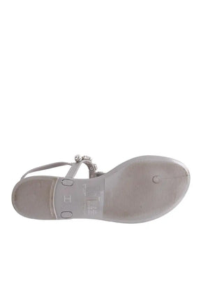 Sandales Stuart Weitzman Gris en Caoutchouc