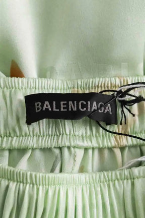 Pantalon Balenciaga Vert en Soie