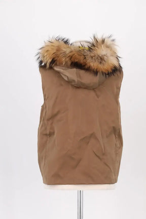 Gilet Tara Jarmon Camel en Synthétique