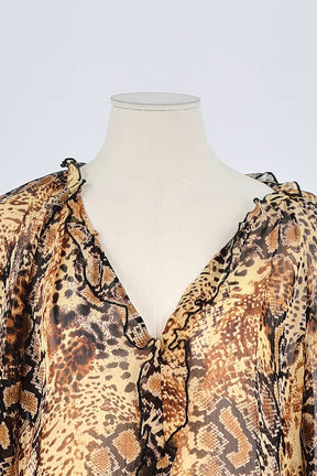 Blouse Bash  Marron