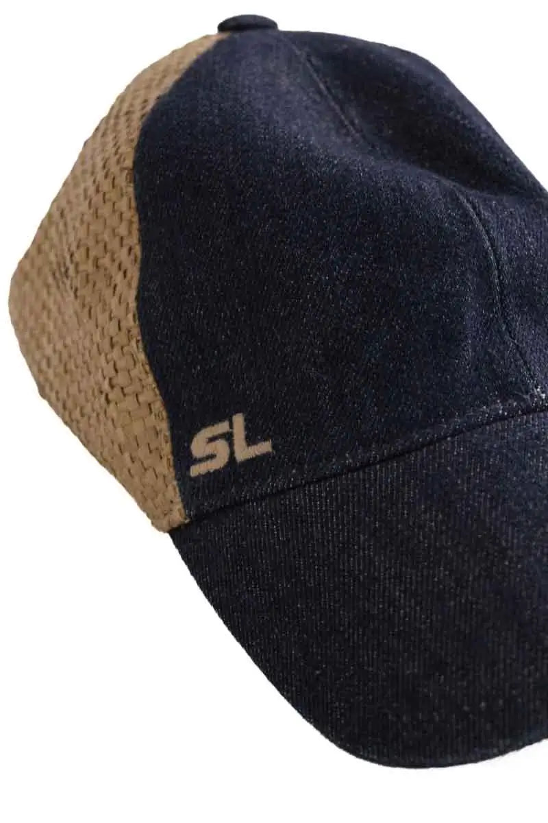 Casquette Saint Laurent Bleu en Coton