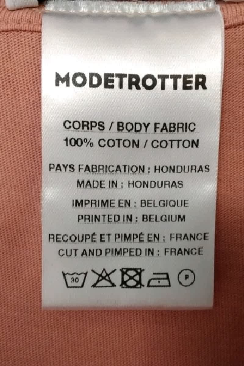T-shirt Modetrotter  Orange