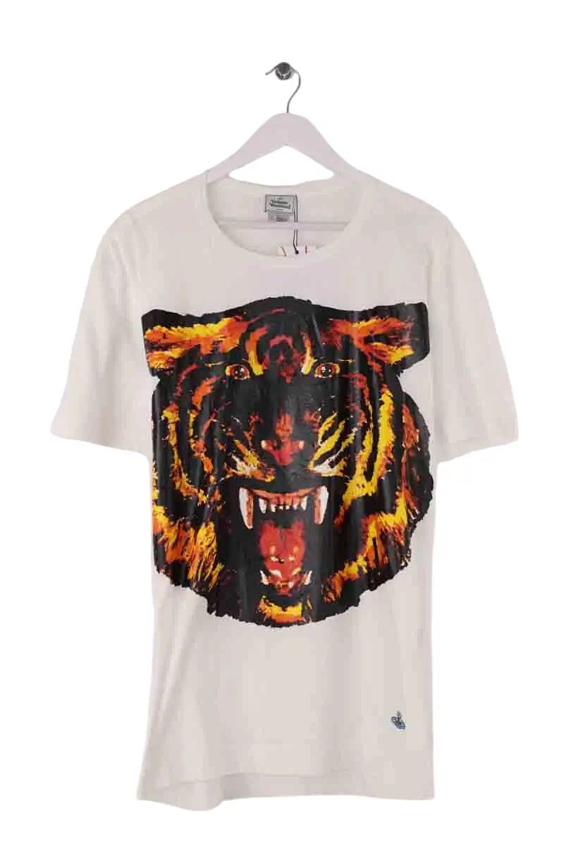 T-shirt Vivienne Westwood Blanc en Coton, taille L - Seconde Main