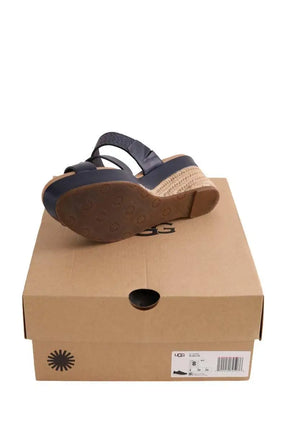 Sandales Ugg Bleu en Cuir