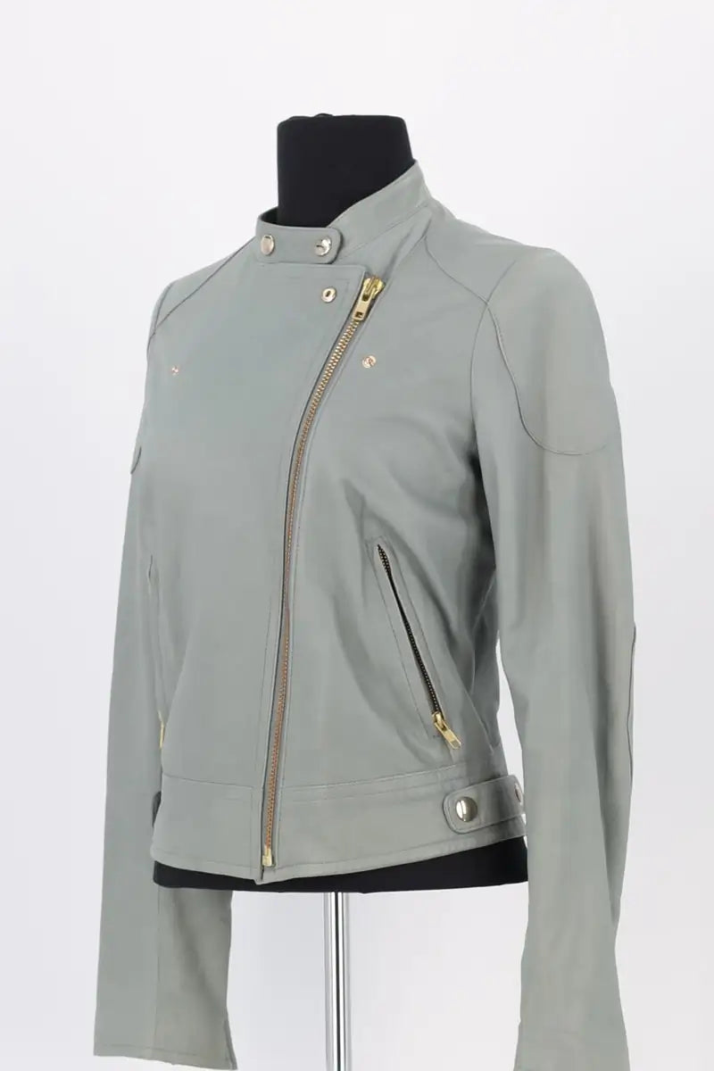 Veste Yves Salomon Vert en Synthétique