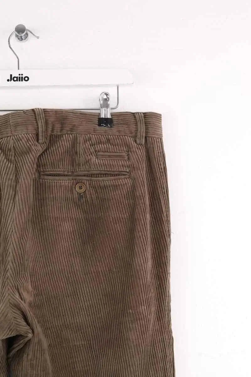 Pantalon droit Moncler Kaki en Coton