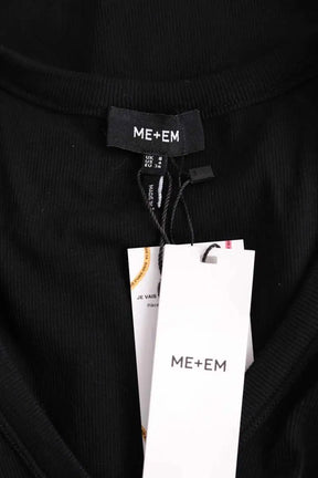 Top sans manche ME + EM Noir en Coton