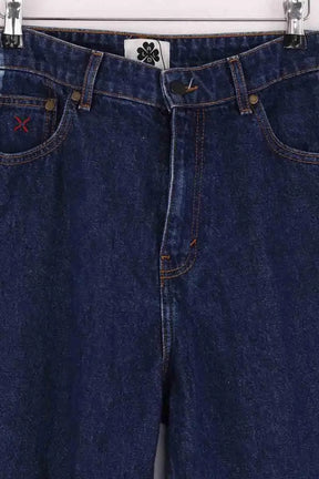 Jean droit Ladl Bleu en Coton