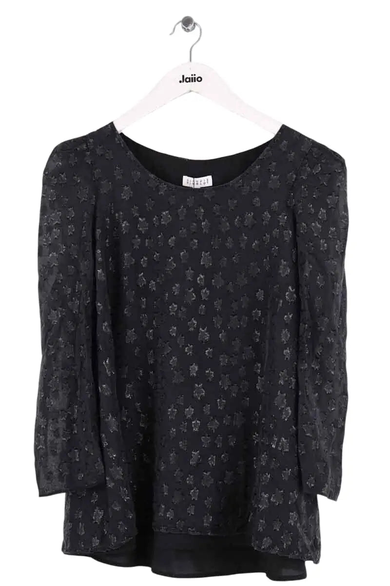 Blouse Claudie Pierlot Noir en Soie, taille M - Seconde Main