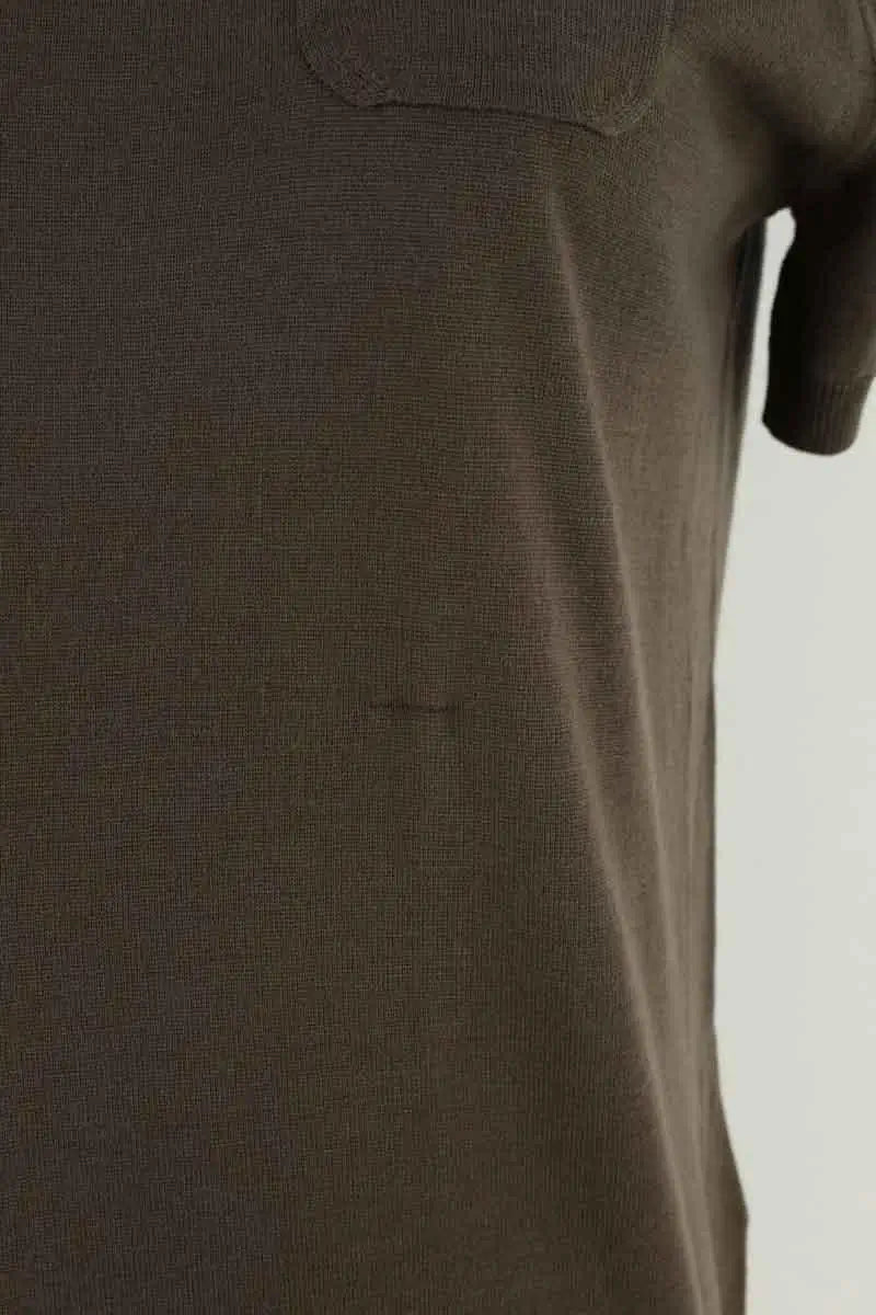 Top Max Mara Marron en Synthétique