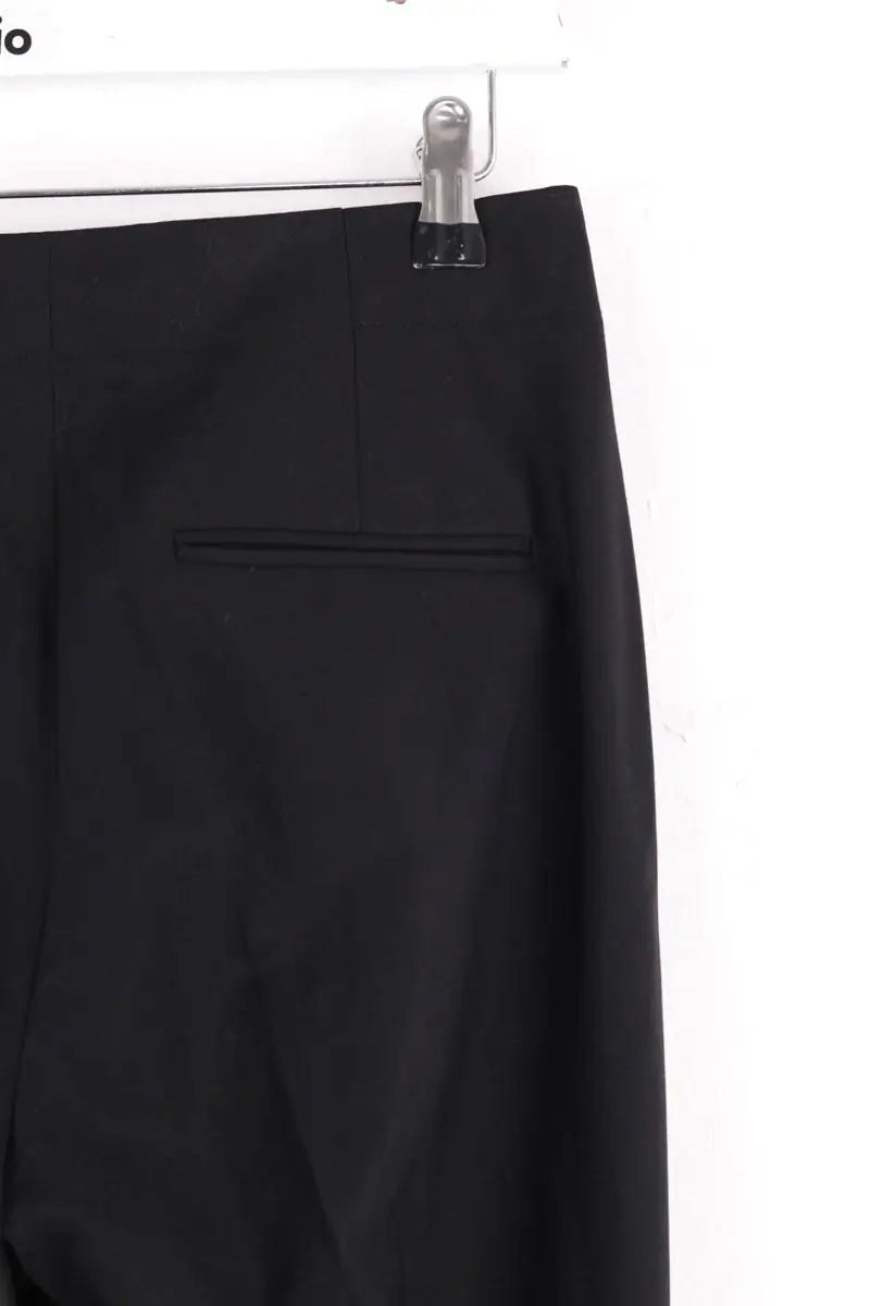 Pantalon droit Theory Noir en Laine