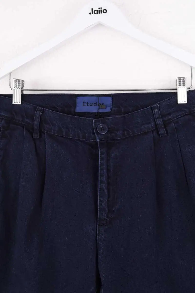Jean droit Etudes Bleu en Coton