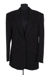 Blazer Stella McCartney Noir en Laine, taille L - Seconde Main