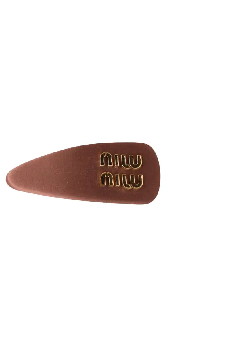 Barrette Miu Miu Rose en Soie - Seconde Main