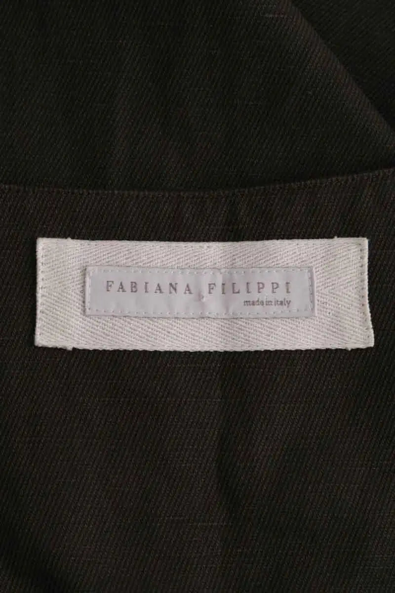 Gilet Fabiana Filippi Kaki en Coton
