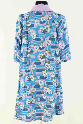 Robe American Vintage Bleu en Viscose