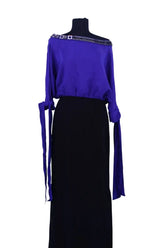 Robe Paule Ka Bleu en Soie, taille M - Seconde Main