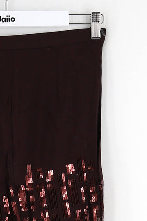 Mini jupe Maje  Marron