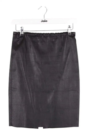 Mini jupe Stouls Noir en Cuir, taille XS - Seconde Main