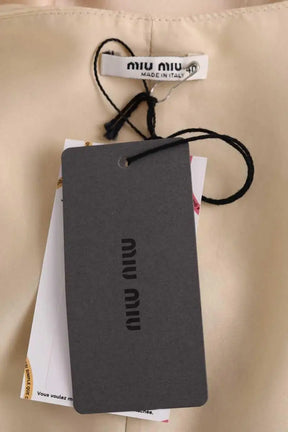 Robe Miu Miu Beige en Soie