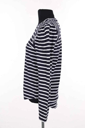 T-shirt Veronica Beard Marine en Coton