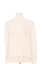 Blouse Joseph Ecru en Soie, taille M - Seconde Main