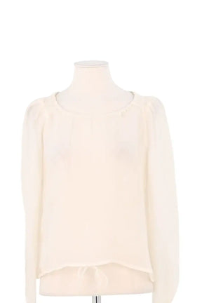 Blouse Joseph Ecru en Soie, taille M - Seconde Main