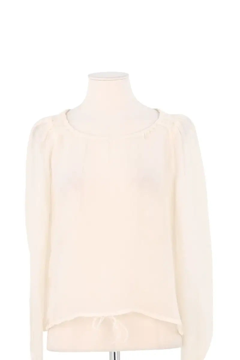 Blouse Joseph Ecru en Soie, taille M - Seconde Main