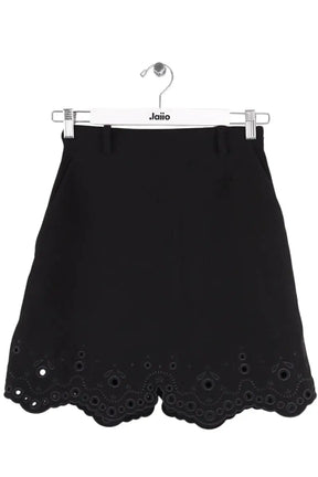 Jupe Carven Noir en Synthétique, taille S - Seconde Main