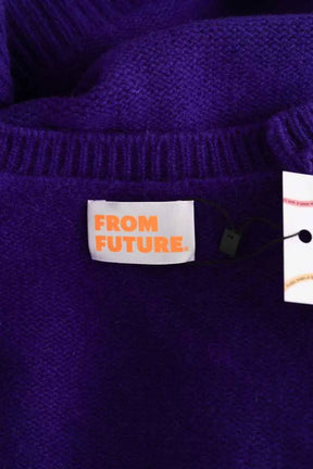 Pull From Future Violet en Cachemire