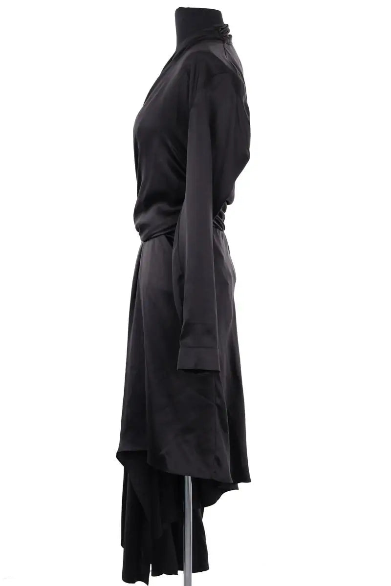Robe Balenciaga Noir en Soie