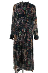 Robe Isabel Marant Bleu en Soie, taille XS - Seconde Main