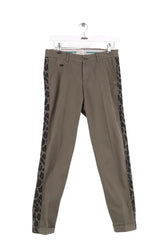 Pantalon Essentiel Antwerp Kaki en Coton, taille S - Seconde Main